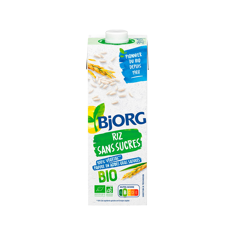 Lait Riz Bio Sans Sucre Bjorg Atelier Fermentation